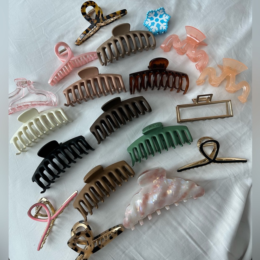 Assorted Hair Claw Clips Set